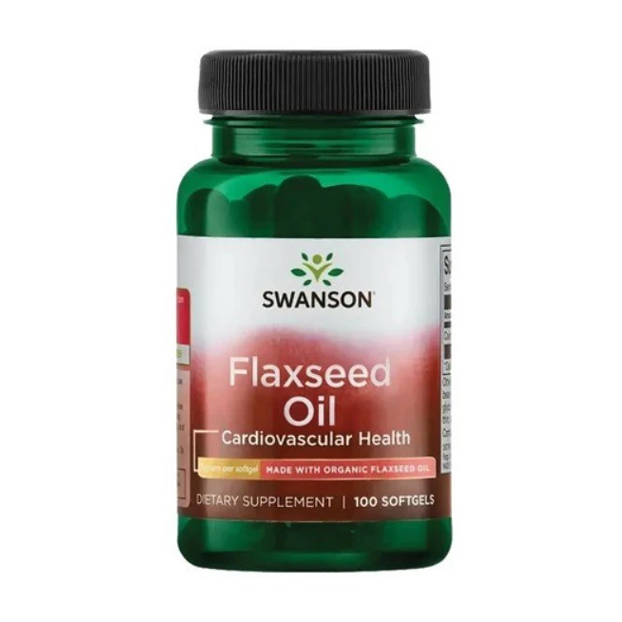 Лляна олія Swanson Flaxseed Oil, 100 гелевих капсул
